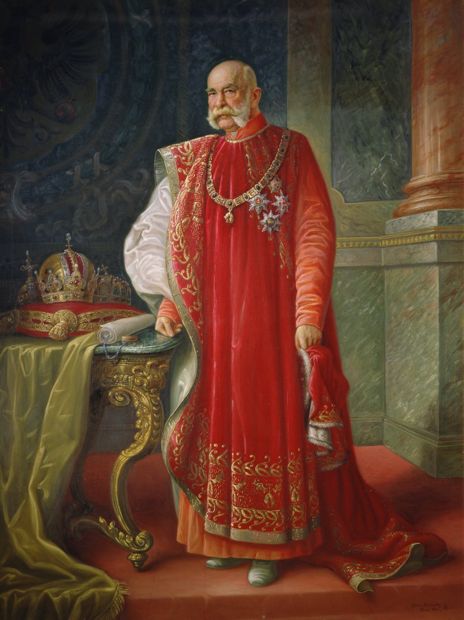 Franz Joseph I van Oostenrijk, ca. 1916 door Vienna Nedomansky Studio
