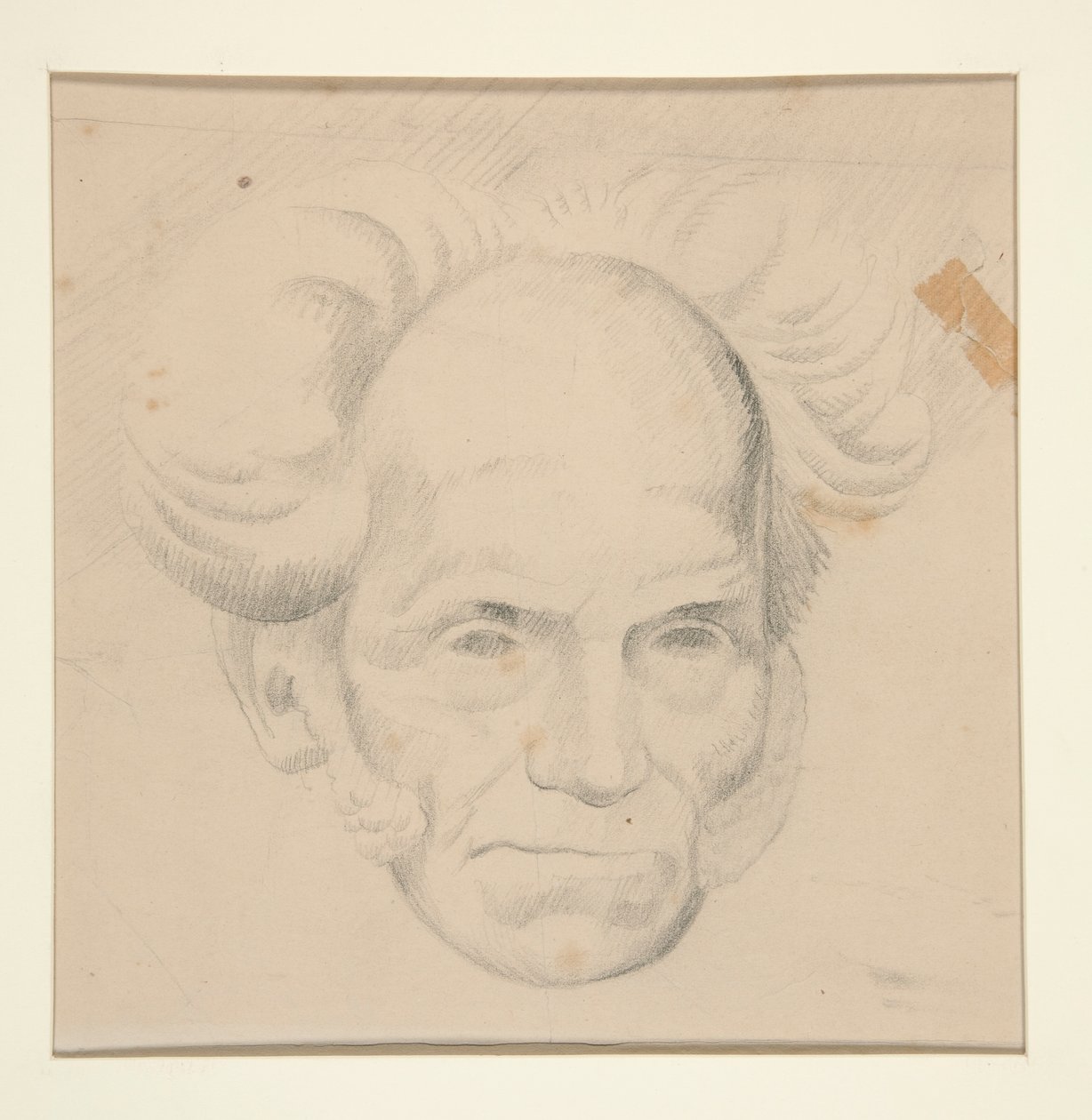 Portret van Schopenhauer door Viking Eggeling