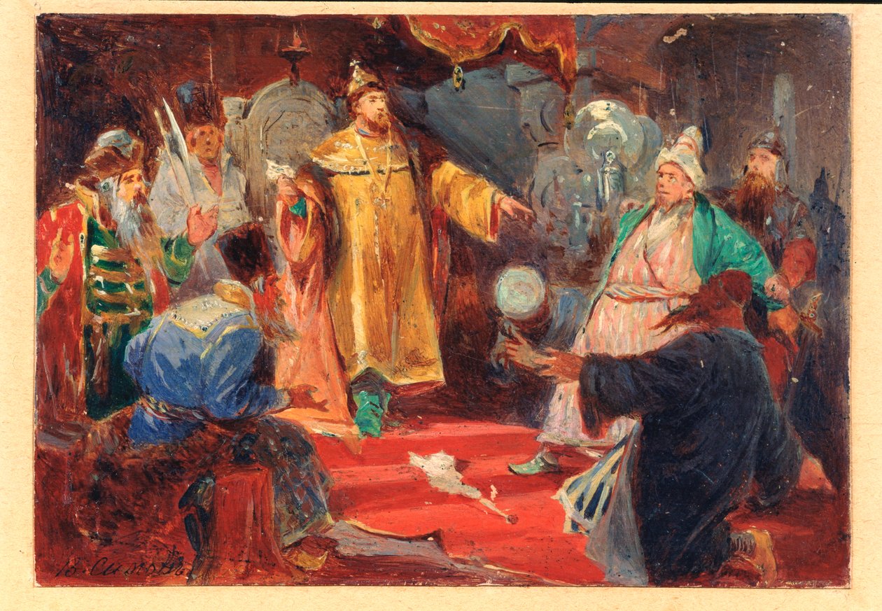 Tsaar Ivan III (de Grote) door Viktor Andreyevich Simov