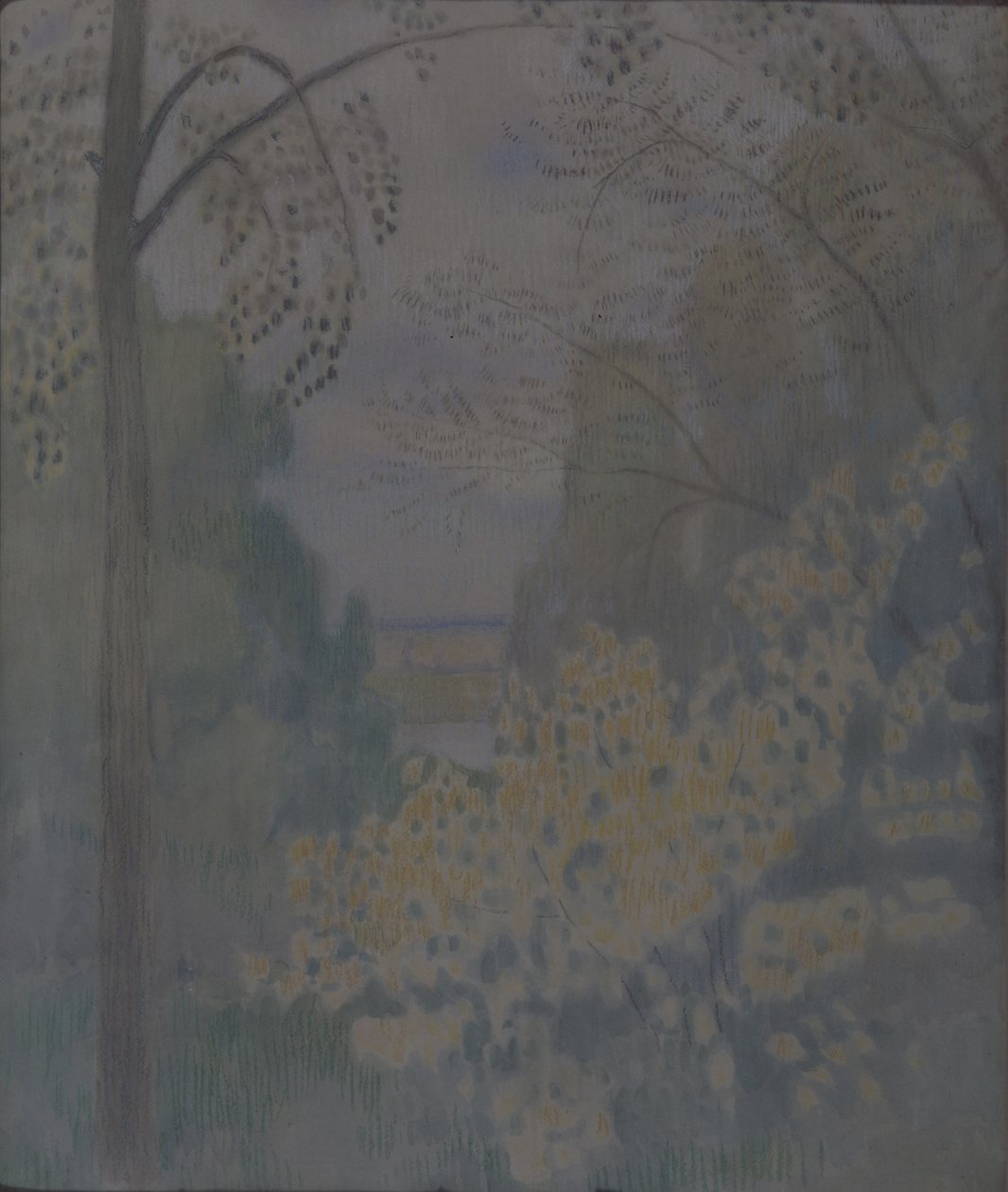 Notenboom, 1905 door Viktor Elpidiforovich Borisov Musatov