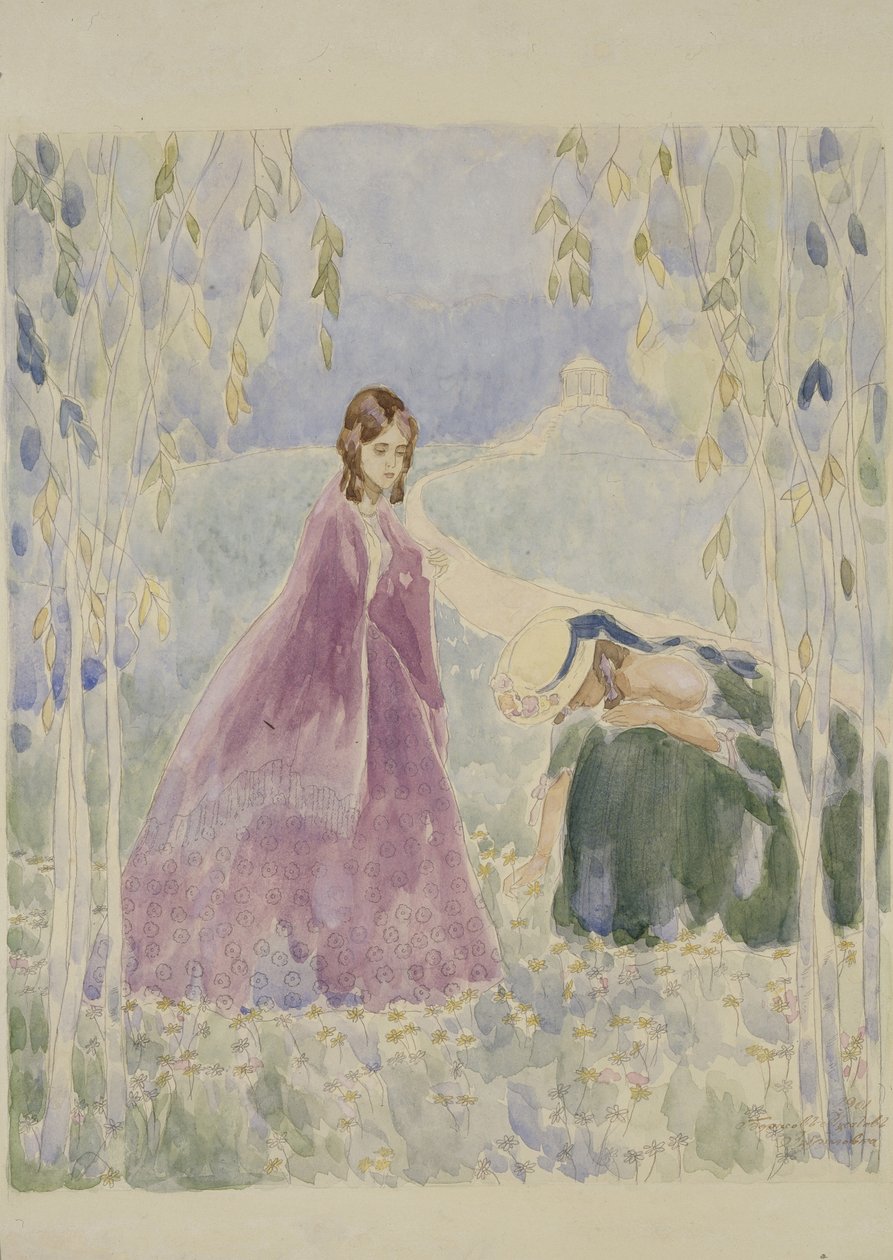Zubrilovka, 1901 door Viktor Elpidiforovich Borisov Musatov