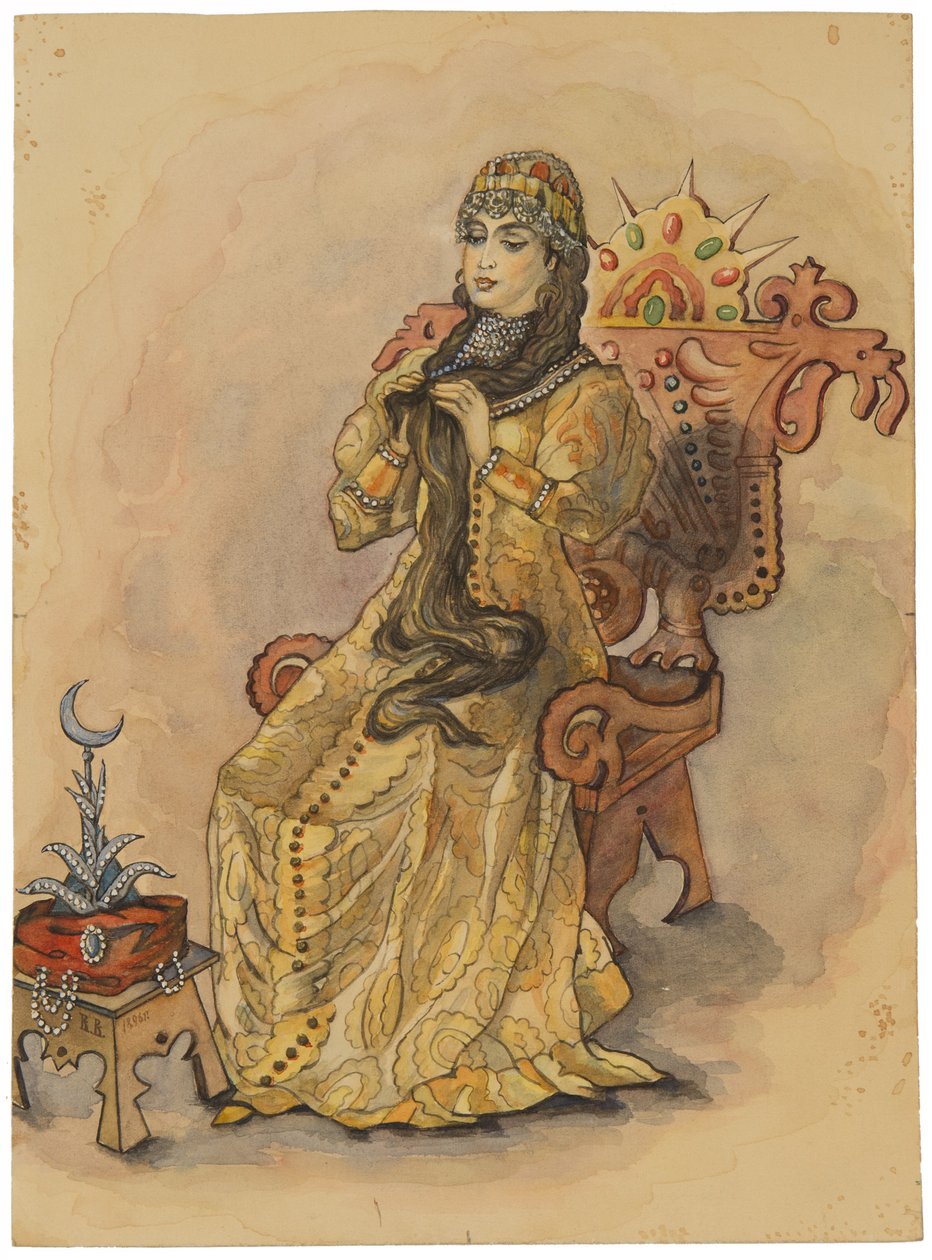 De Prinses Die Nooit Lachte Nesmeyana, 1896 door Viktor Mikhaylovich Vasnetsov