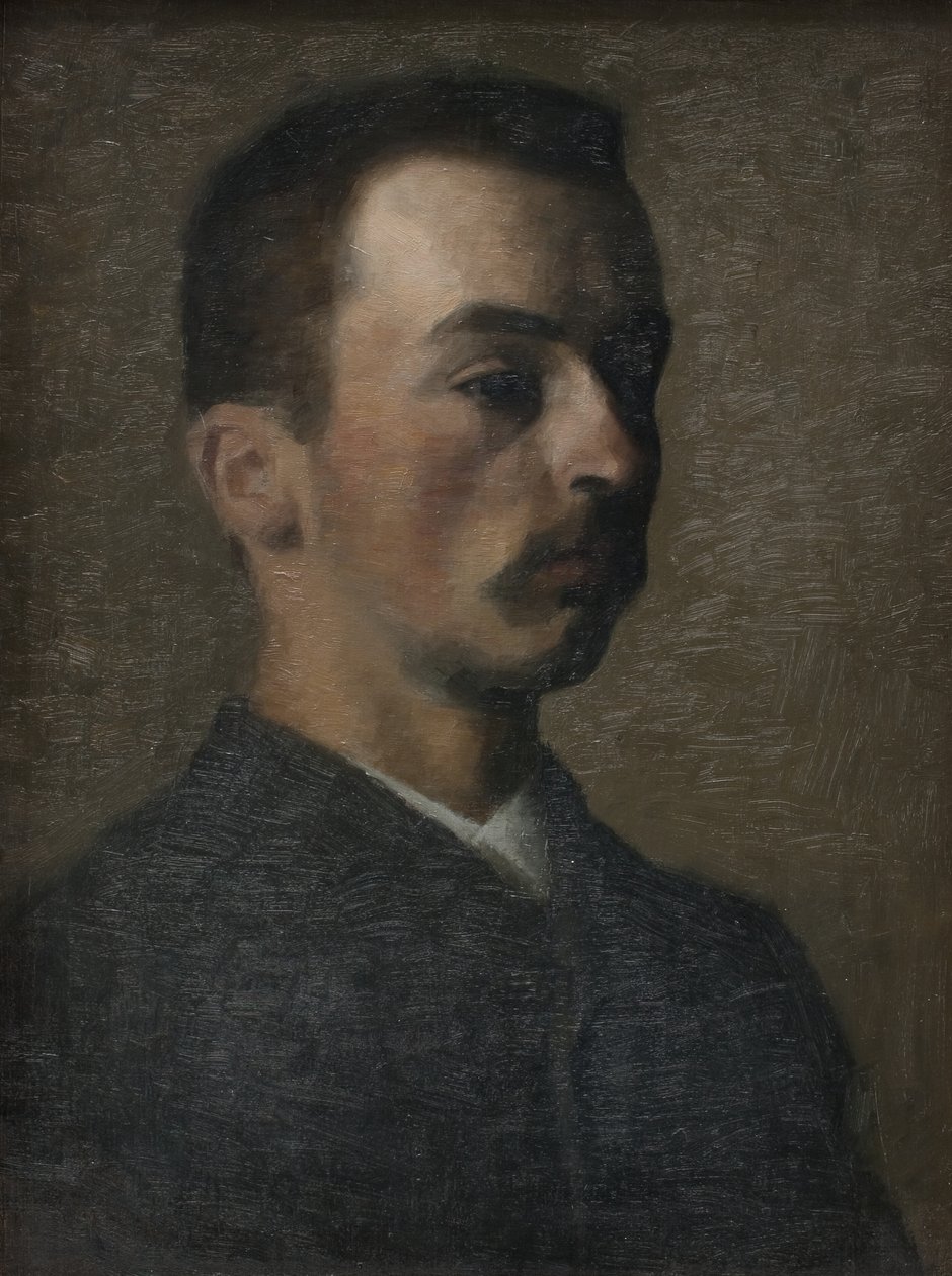 Zelfportret door Vilhelm Hammershøi