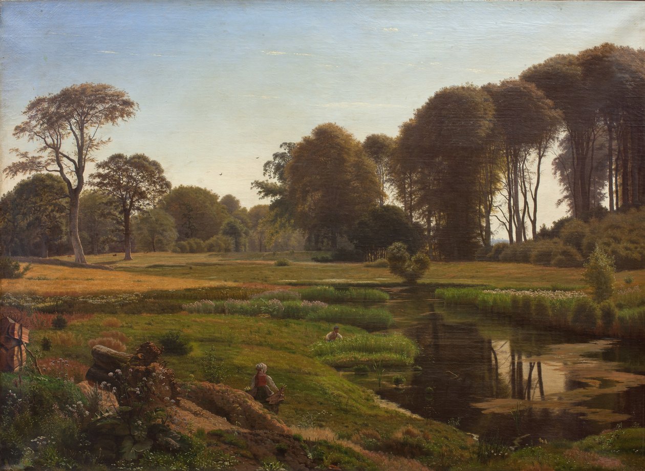 Een Zomerdag. Motief van Horneland bij Fåborg door Vilhelm Kyhn