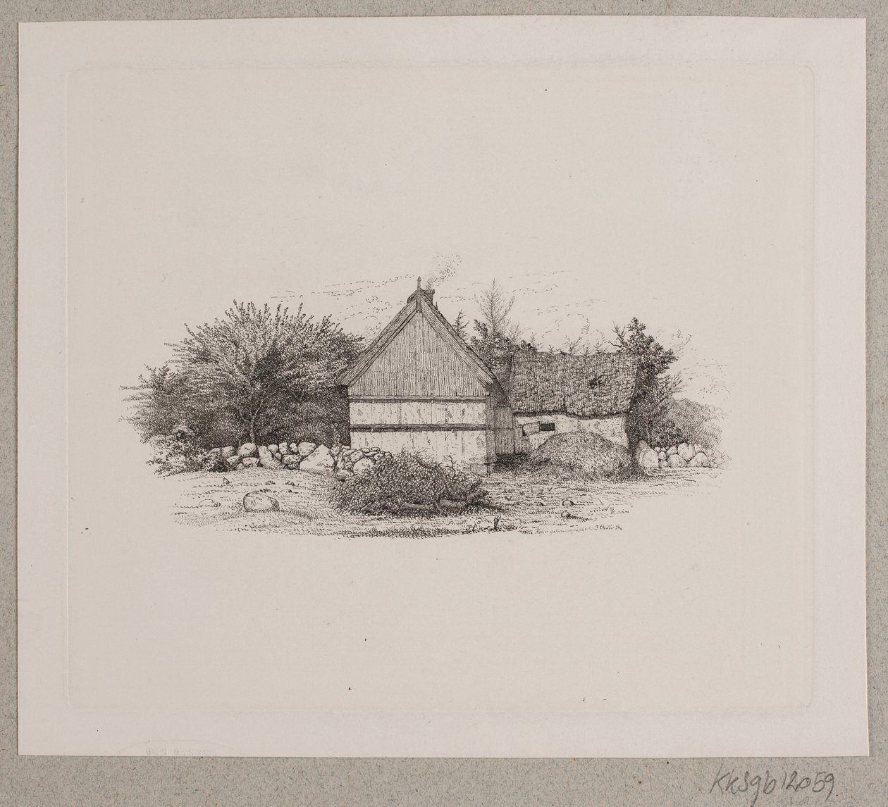 Een Boerenhuis door Vilhelm Kyhn
