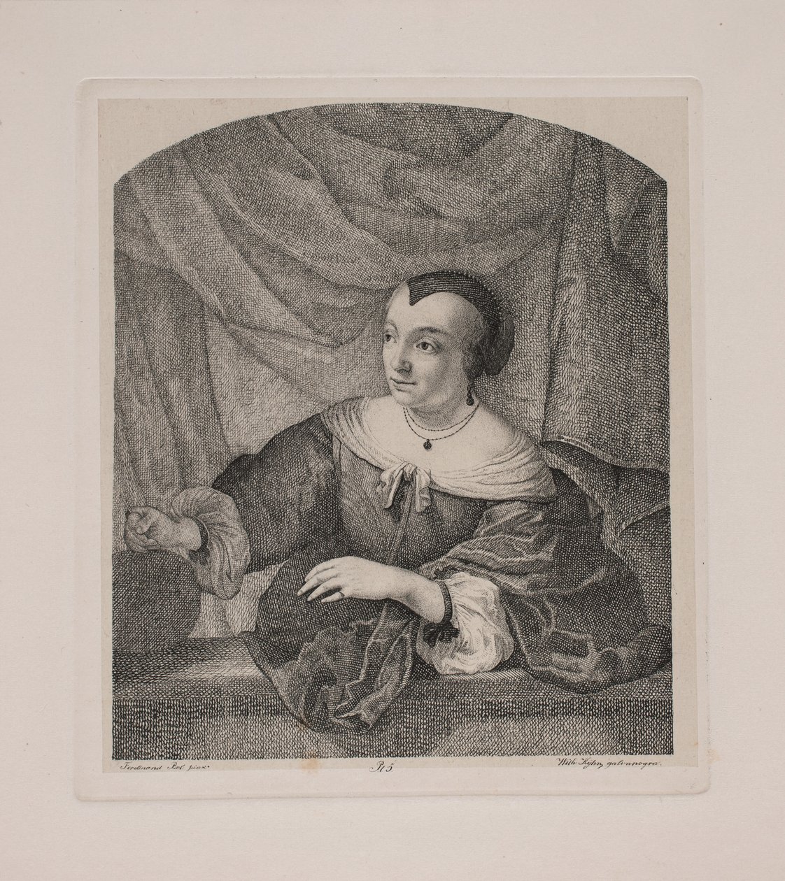 Portret van Ferdinand Bols vrouw door Vilhelm Kyhn