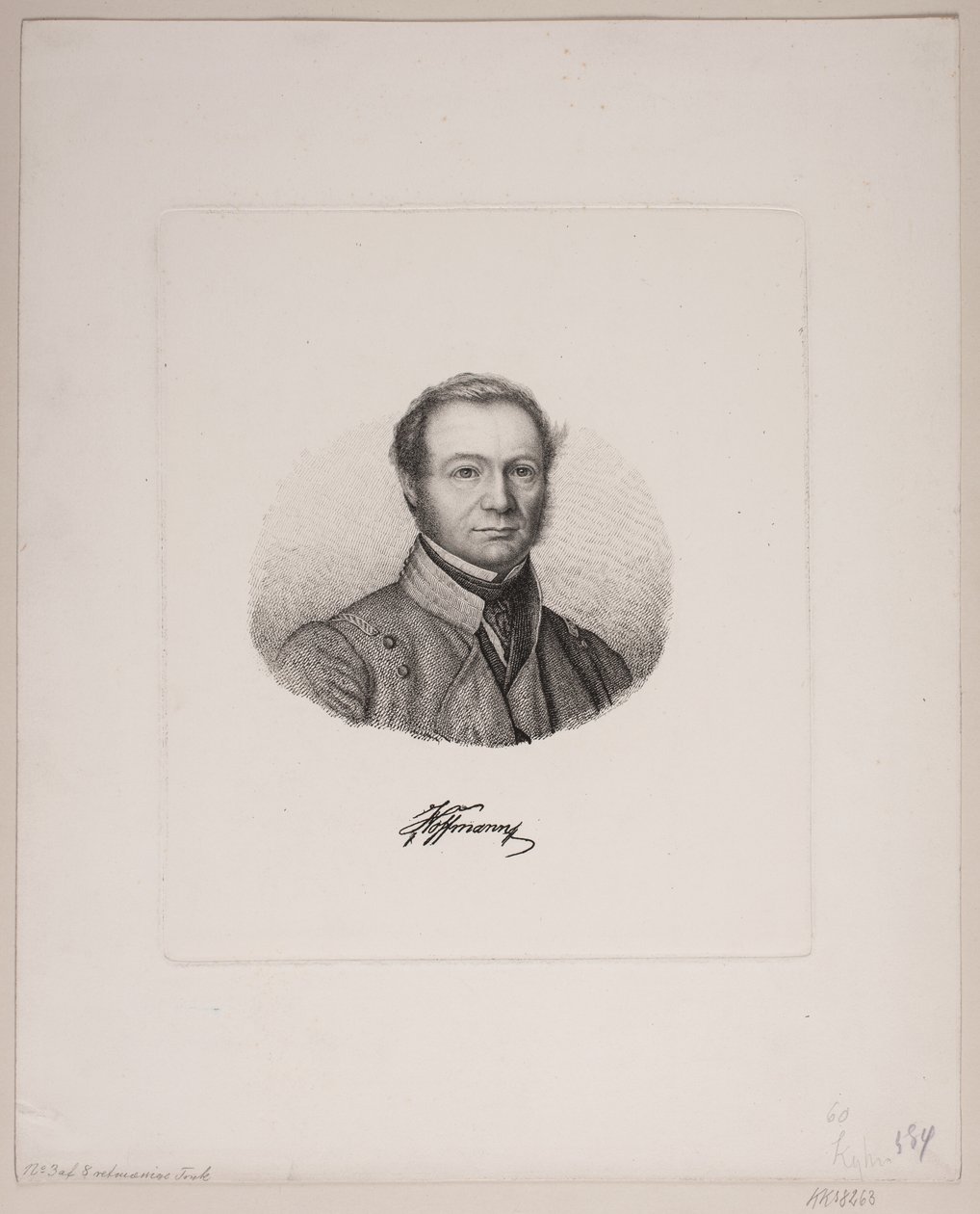 Portret van Johan Christopher Hoffmann door Vilhelm Kyhn