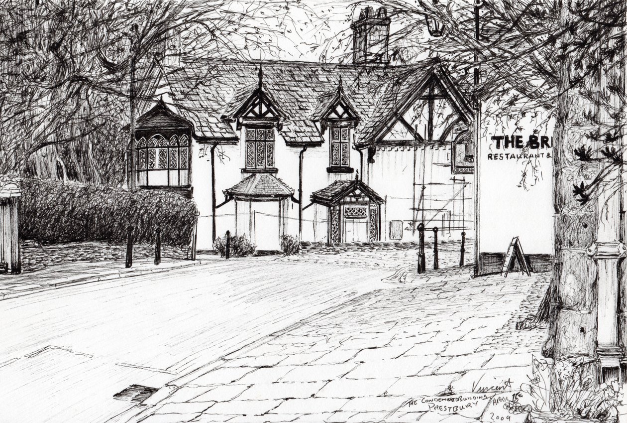 Veroordeeld gebouw Prestbury, 2009 door Vincent Alexander Booth