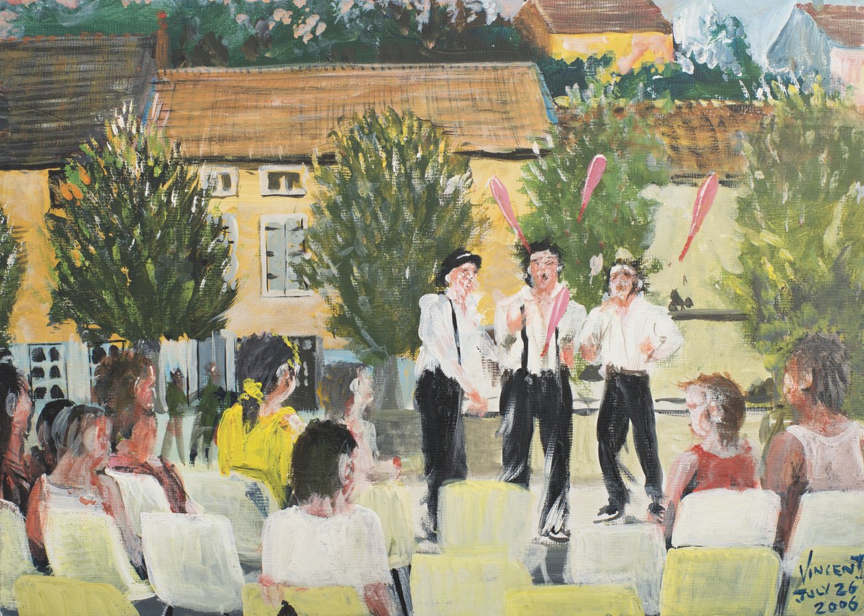 Italiaanse artiesten, Laignes, Frankrijk, 2006 door Vincent Alexander Booth