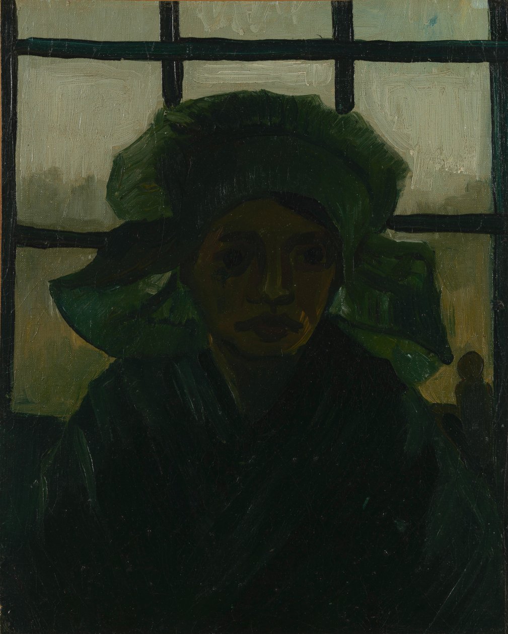 Hoofd van een vrouw door Vincent van Gogh