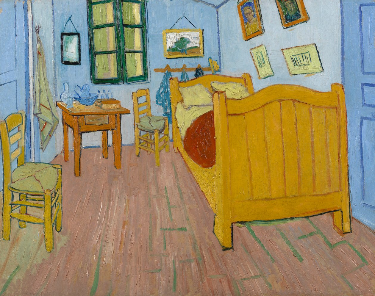 De slaapkamer door Vincent van Gogh