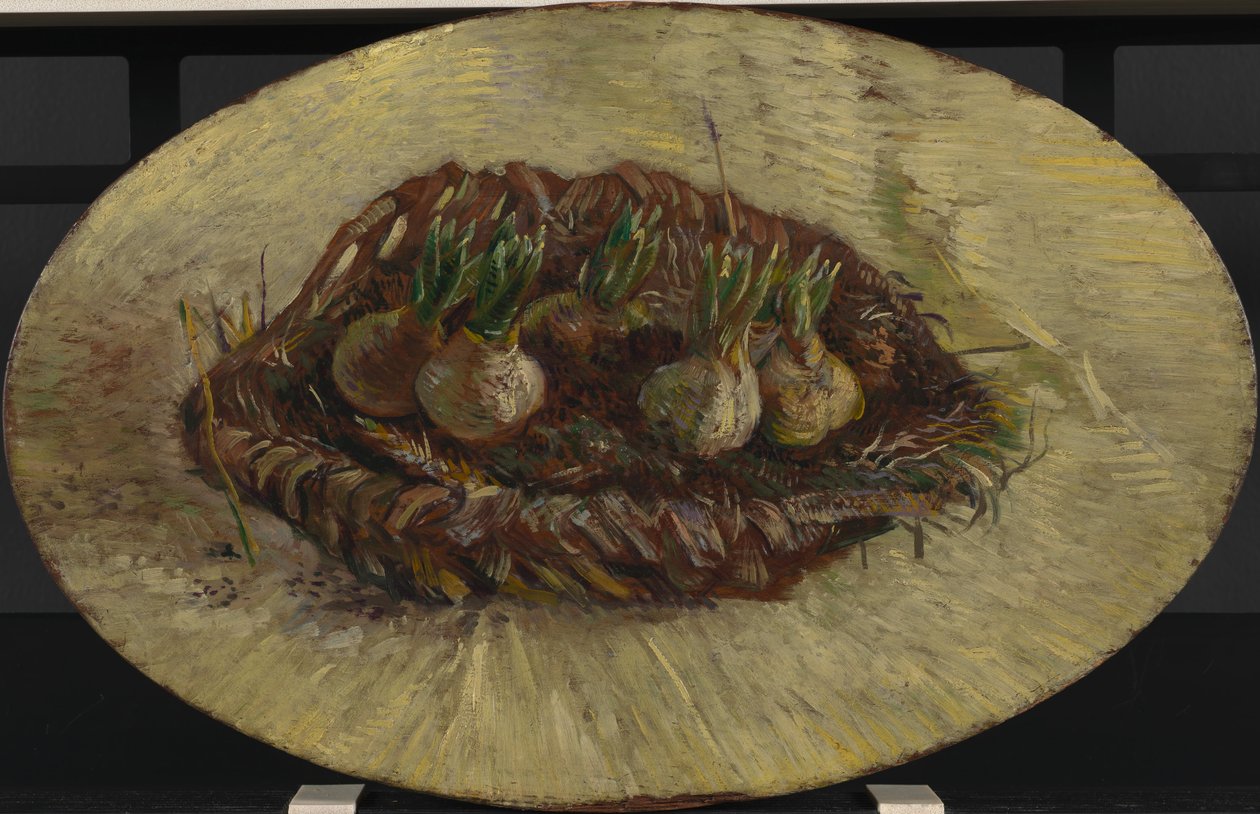Mand met hyacintenbollen door Vincent van Gogh