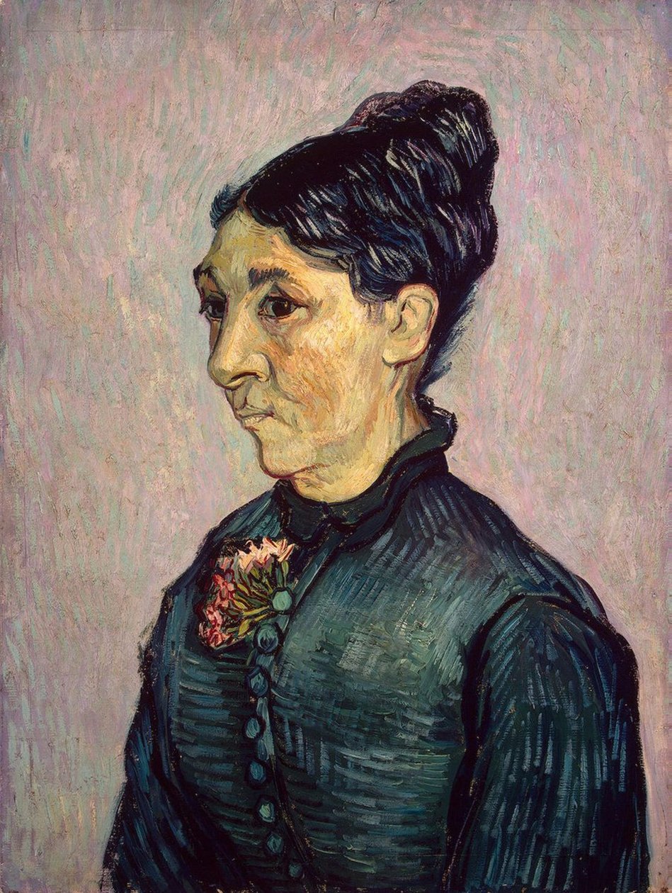 Portret van Madame Jeanne Lafuye Trabuc, 1889 door Vincent van Gogh