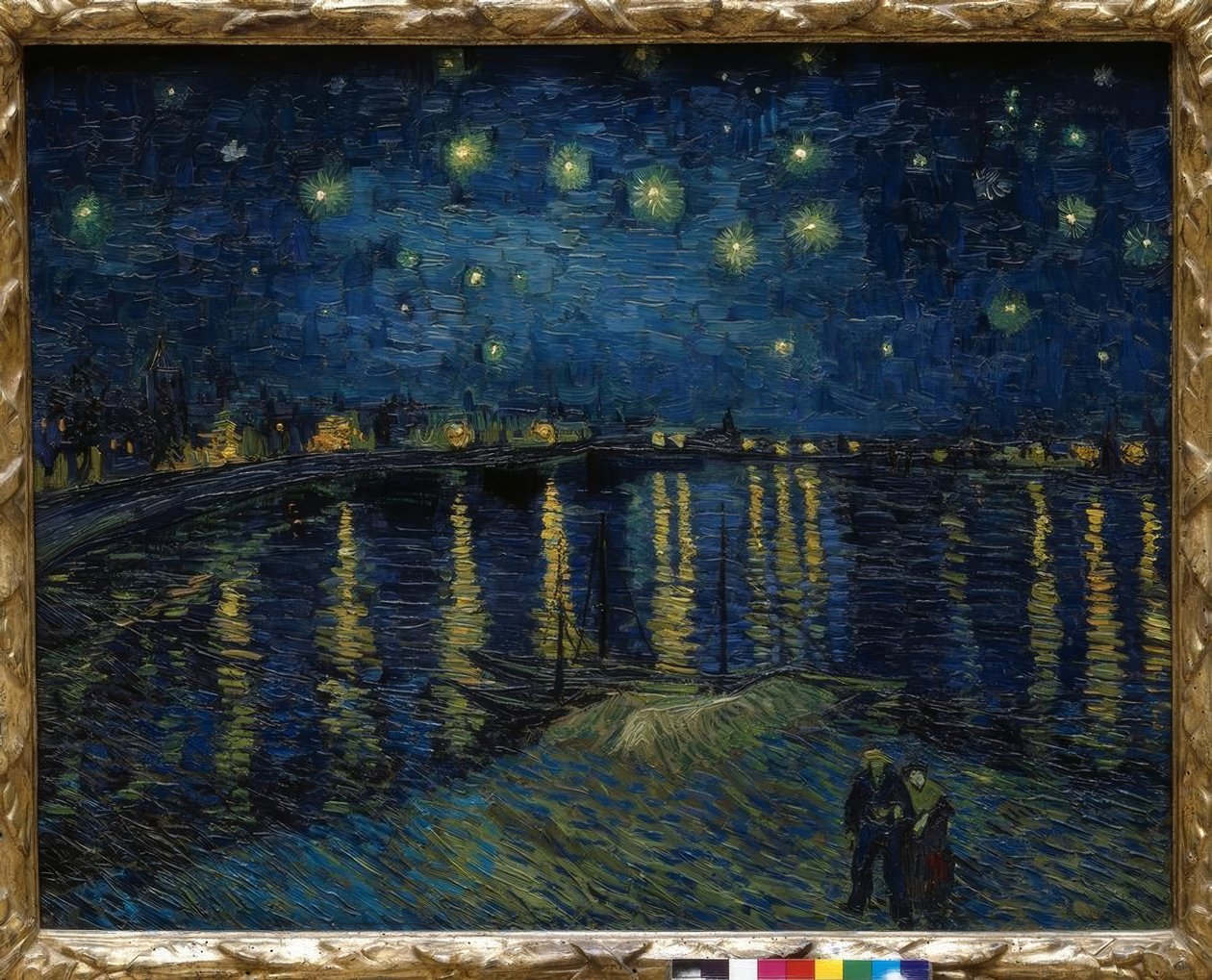 Sterrennacht boven de Rhône door Vincent van Gogh