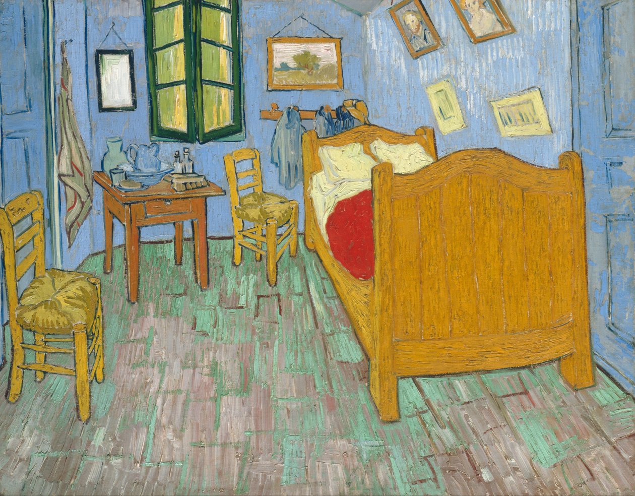 De slaapkamer door Vincent van Gogh