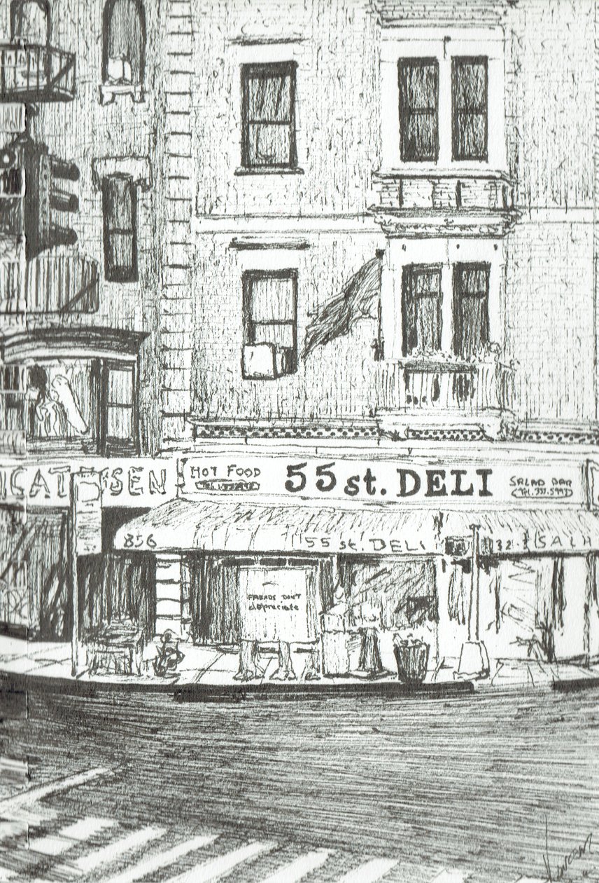 55th straat New York door Vincent Alexander Booth