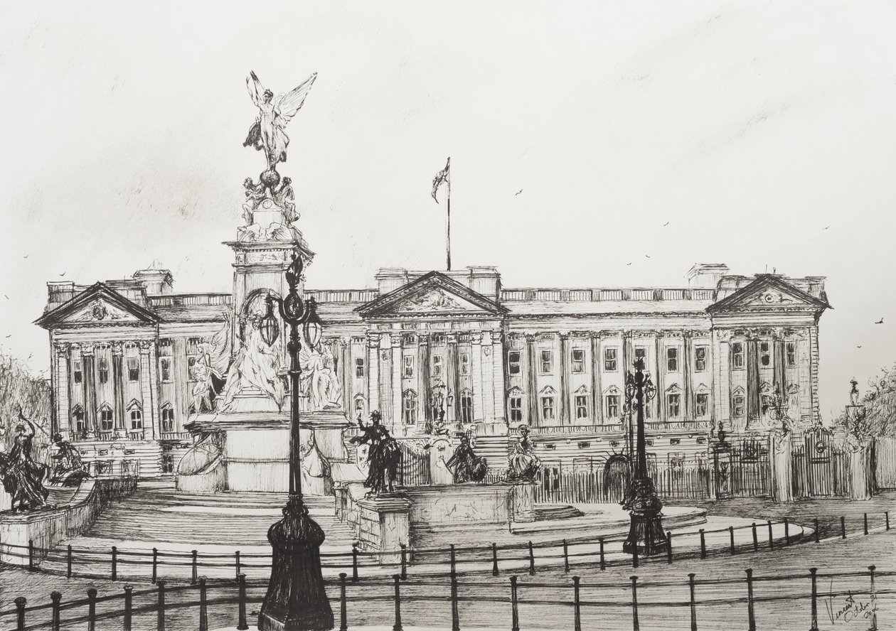 Buckingham Palace, Londen door Vincent Alexander Booth