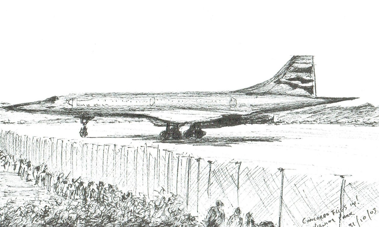 Laatste landing van Concorde, 2003 door Vincent Alexander Booth