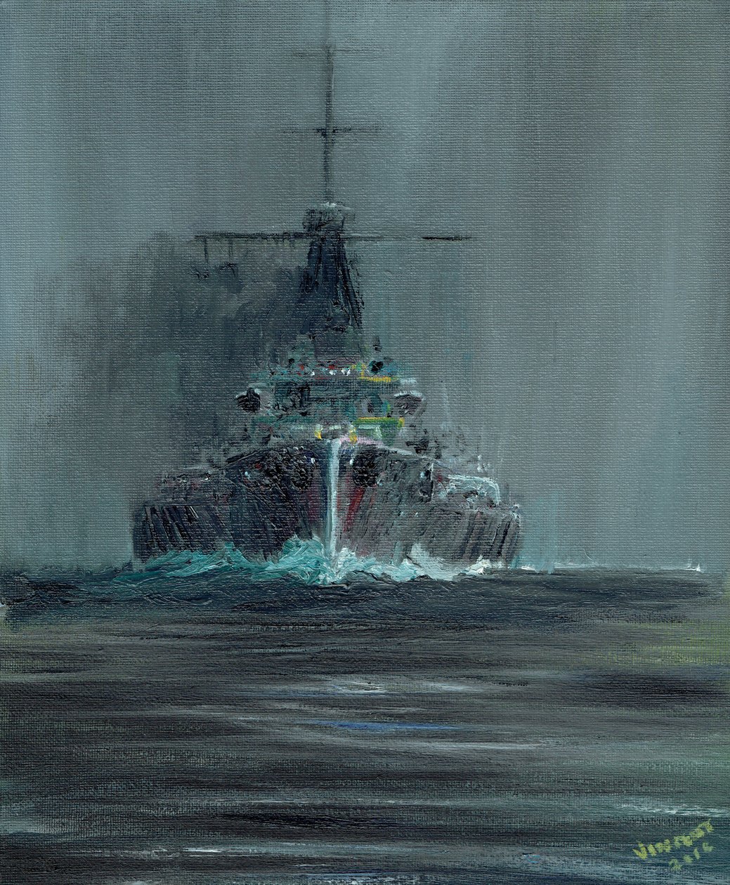 Dreadnought 1907, 2016 door Vincent Alexander Booth