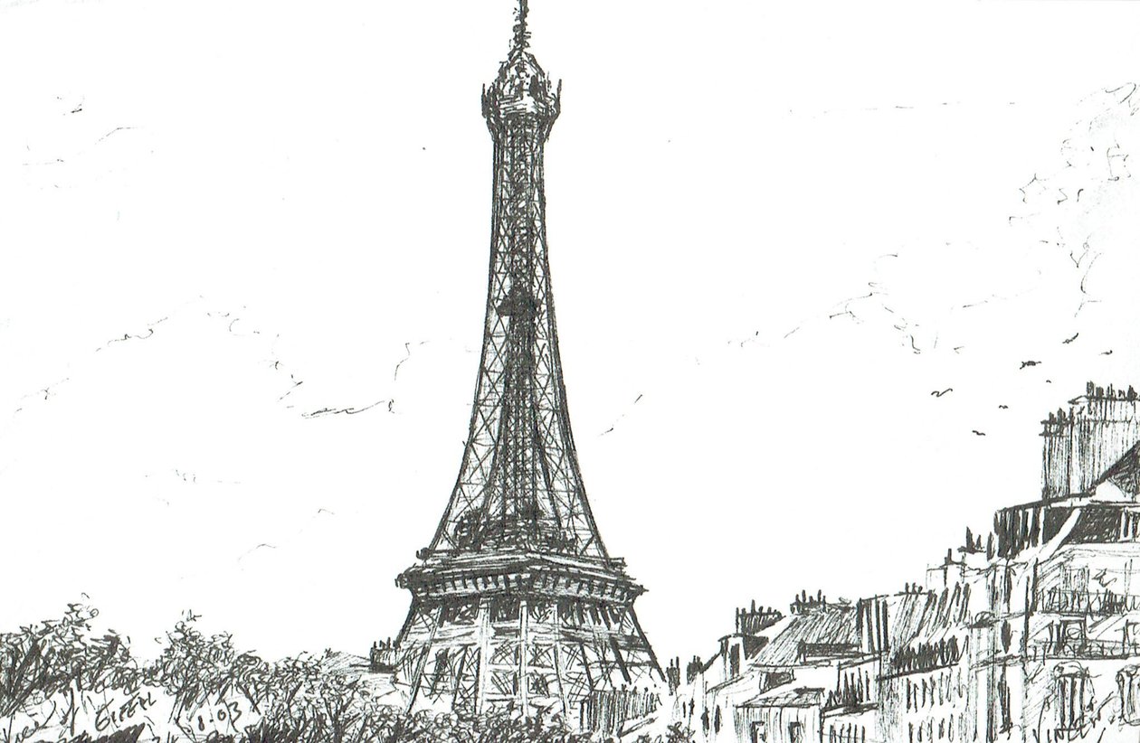 Eiffeltoren, 2003 door Vincent Alexander Booth
