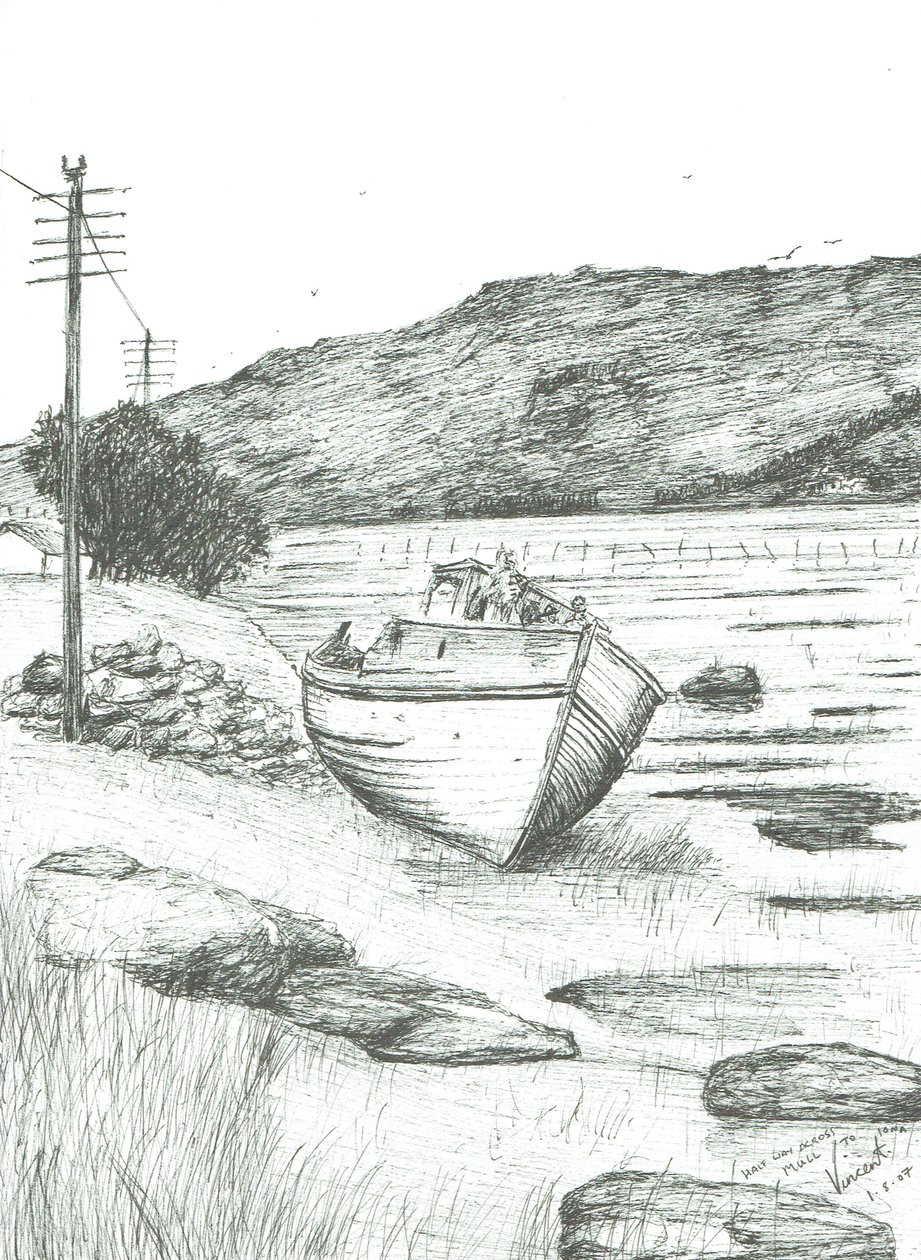 Halverwege Eiland Mull, 2007 door Vincent Alexander Booth