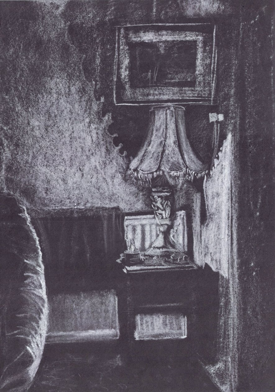 Lamp verlicht door kaarslicht door Vincent Alexander Booth