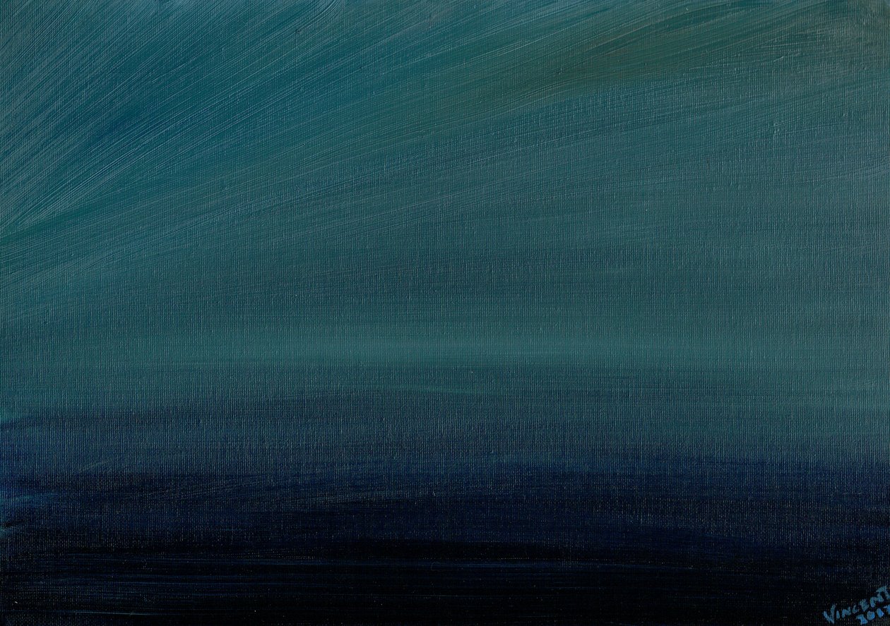Oceaan schemering, 2017 door Vincent Alexander Booth