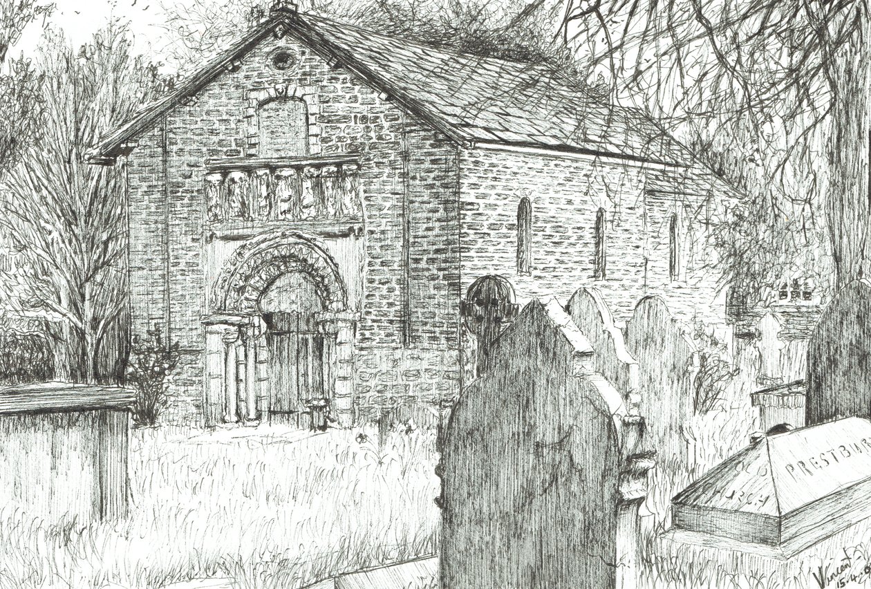 Oude Kerk, Prestbury, 2009 door Vincent Alexander Booth