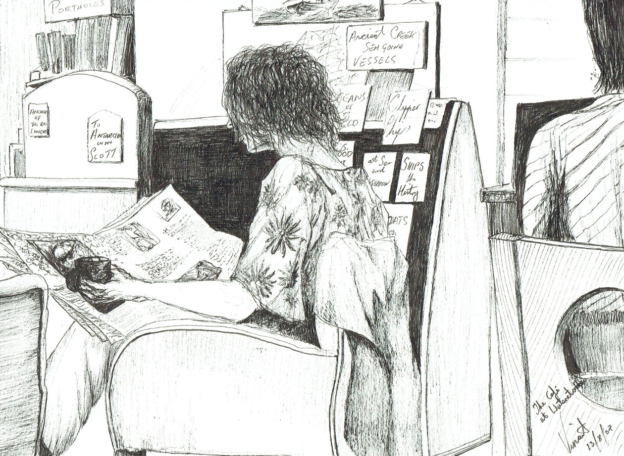 Lezing in Waterstones Boekwinkel Manchester, 2007 door Vincent Alexander Booth