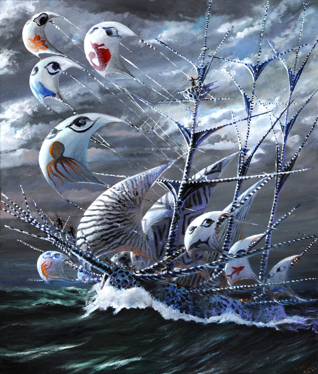 Stormscheppers Bohai Zee, 2019 door Vincent Alexander Booth