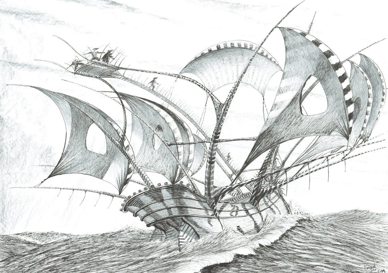 Stormscheppers Ceram Zee, 2019 door Vincent Alexander Booth