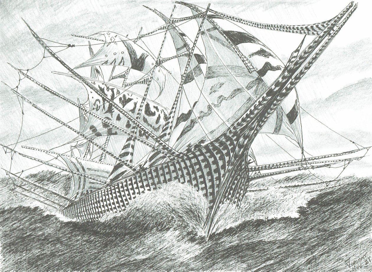 Stormscheppers Lagoa Mangueira, 2021 door Vincent Alexander Booth