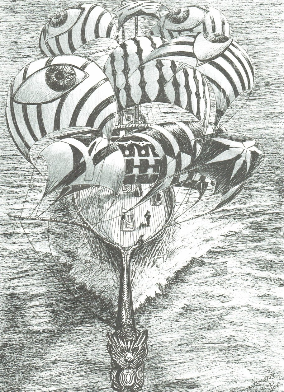 Stormscheppers Lake de Cahora Bassa, 2021 door Vincent Alexander Booth