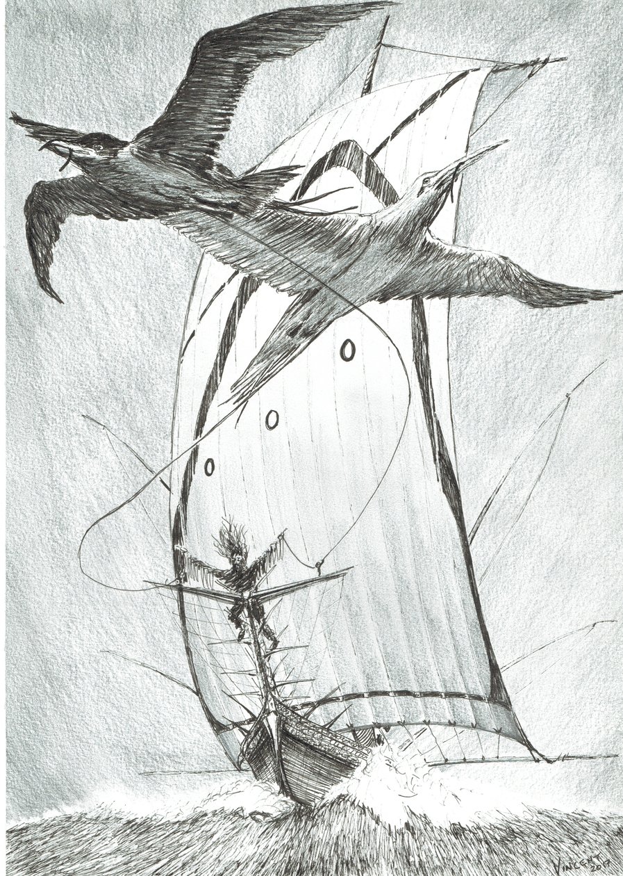 Storm Scheppers Wandel Zee door Vincent Alexander Booth
