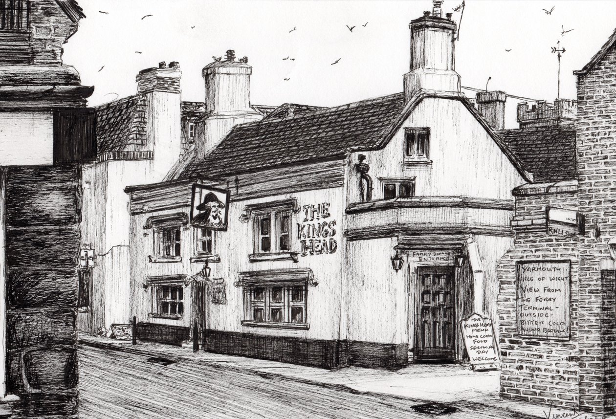The Kings Head Yarmouth, 2008 door Vincent Alexander Booth