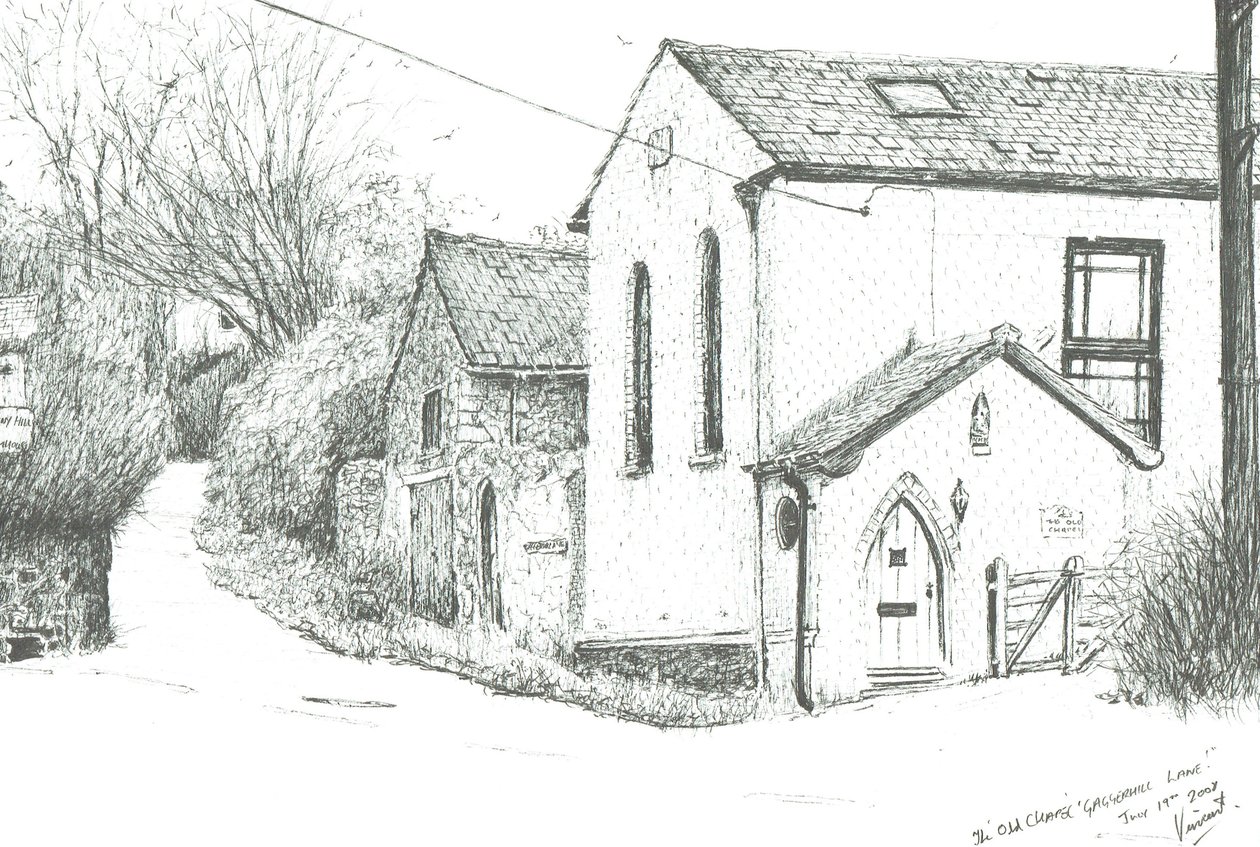 De Oude Kapel, Brighstone Isle of Wight door Vincent Alexander Booth