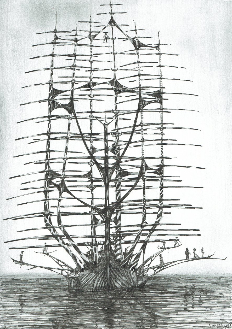 Stormscheppers Japanse Zee, 2017 door Vincent Alexander Booth