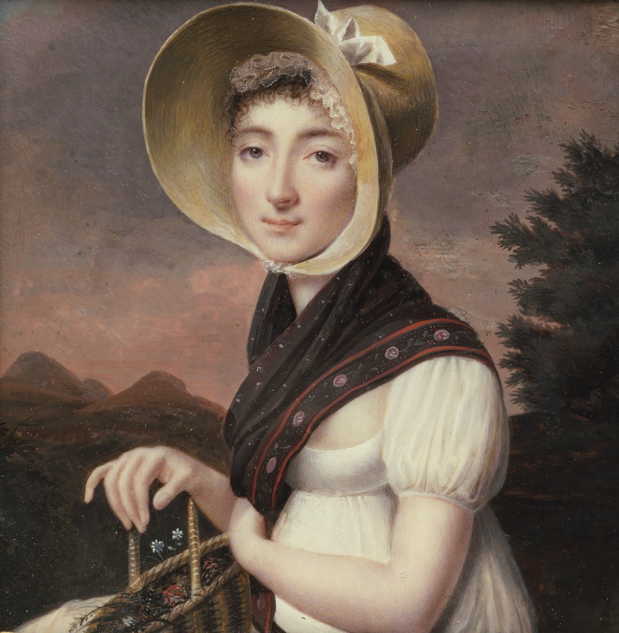Portret van een vrouw, ca. 1810 door Vincent Bertrand