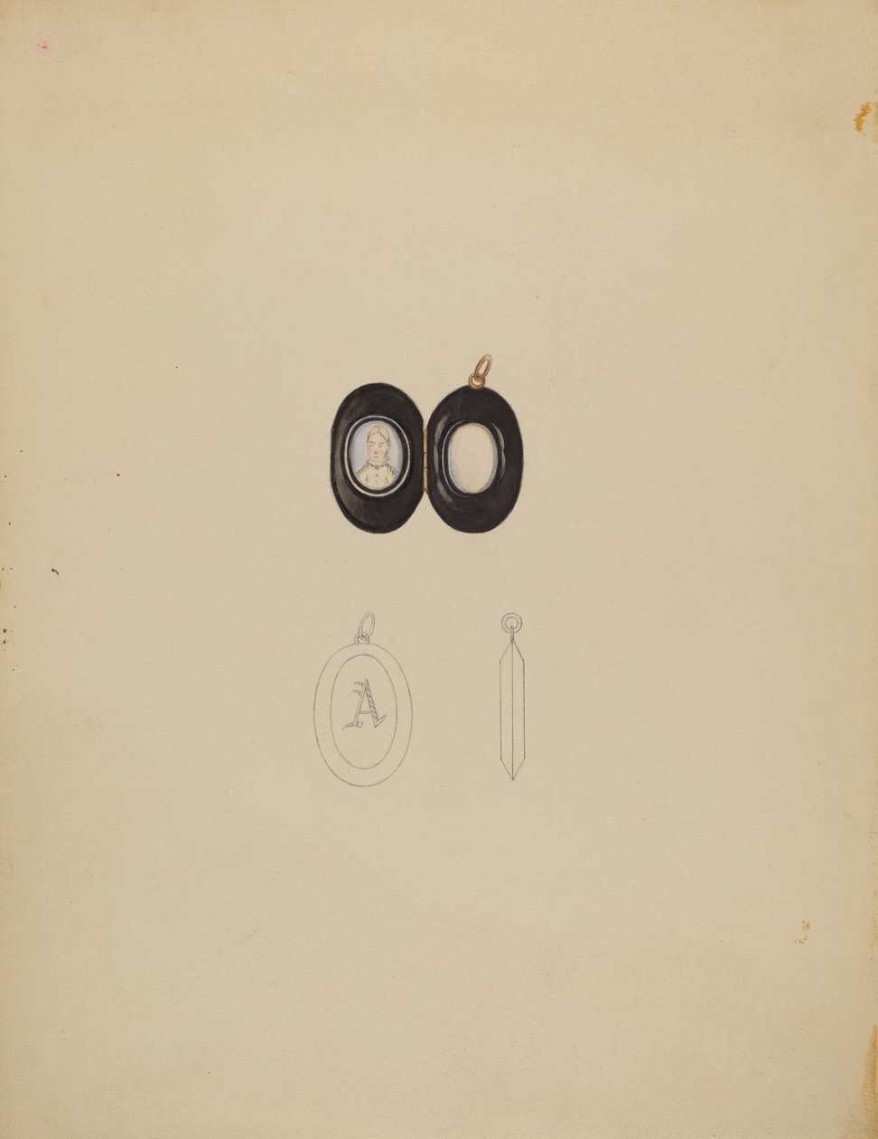 Medaillon door Vincent Burzy