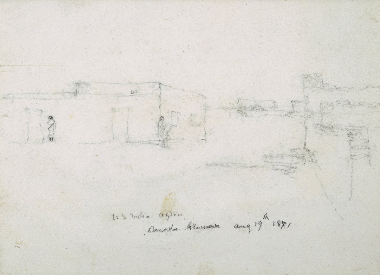 U.S. Indianenagentschap, Canada Alimosa door Vincent Colyer