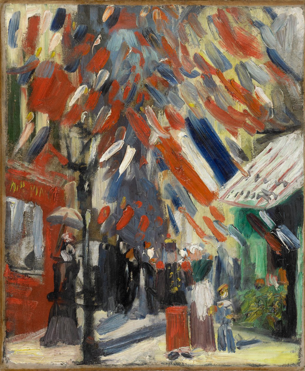 La Fête du 14 juillet à Paris, 1886 door Vincent van Gogh