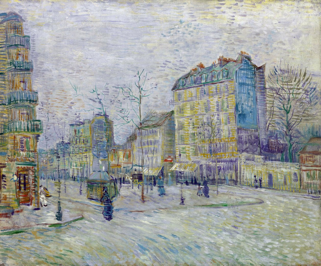 Boulevard de Clichy door Vincent van Gogh