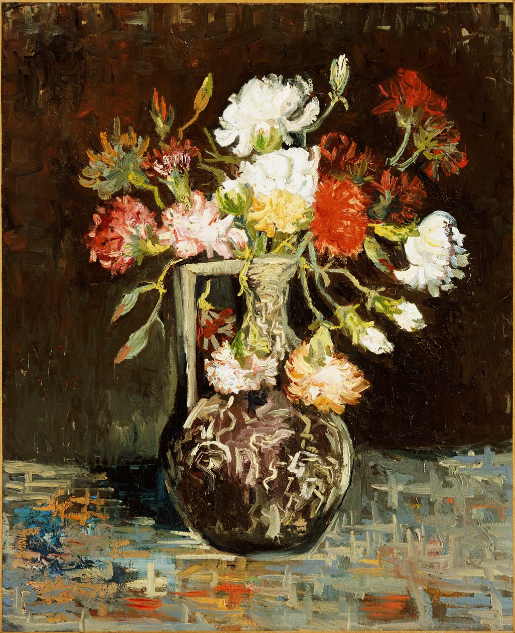 Boeket bloemen door Vincent van Gogh