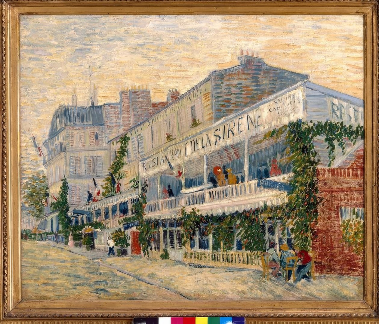 Het Restaurant de la Sirène in Asnières door Vincent van Gogh