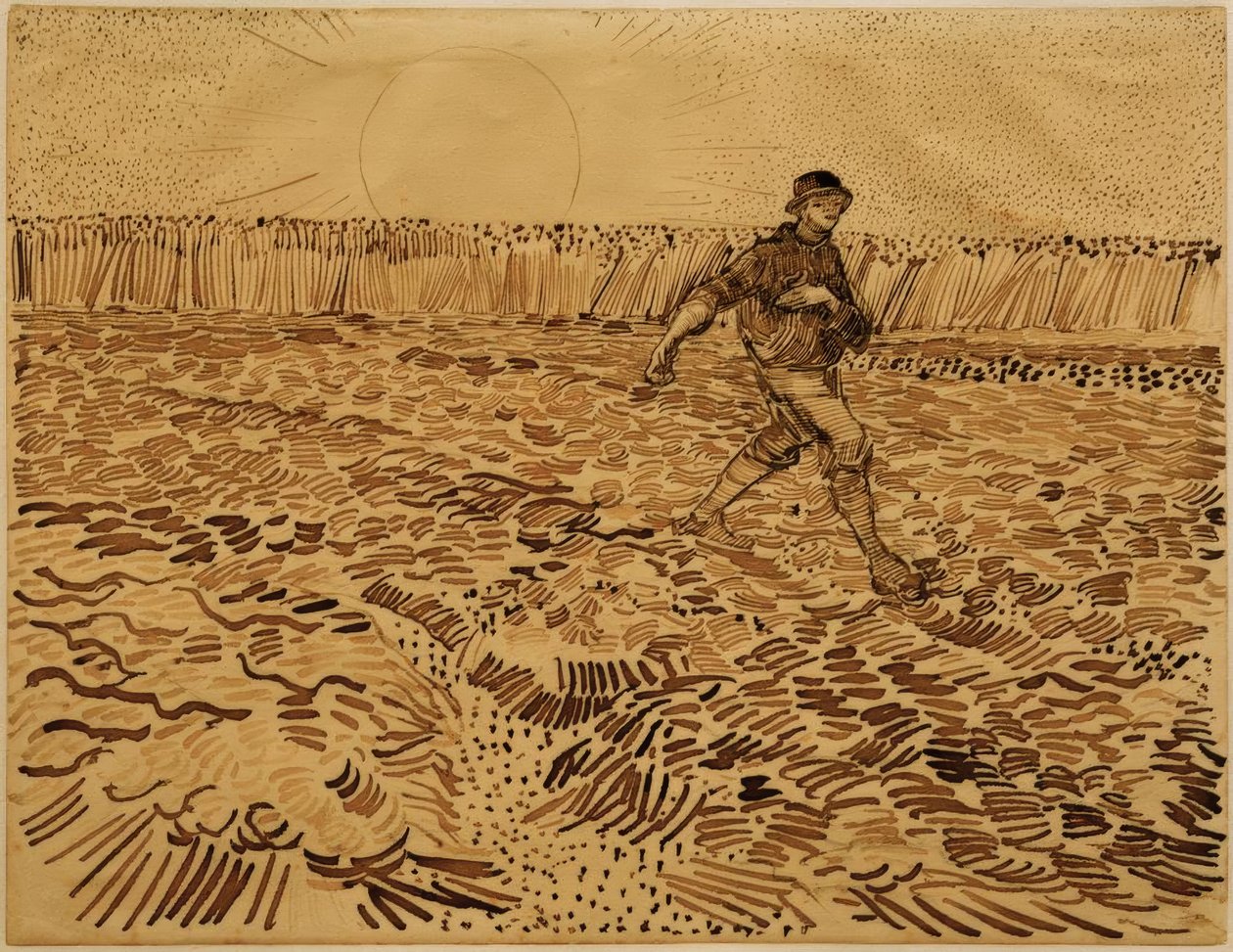 De zaaier door Vincent van Gogh