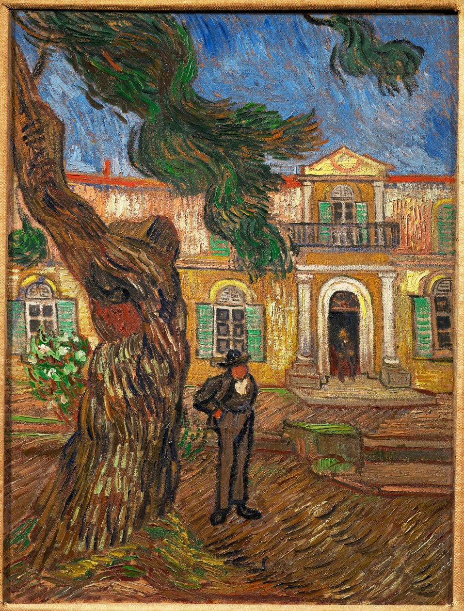 Saint-Paul ziekenhuis in Saint-Remy-de-Provence door Vincent van Gogh
