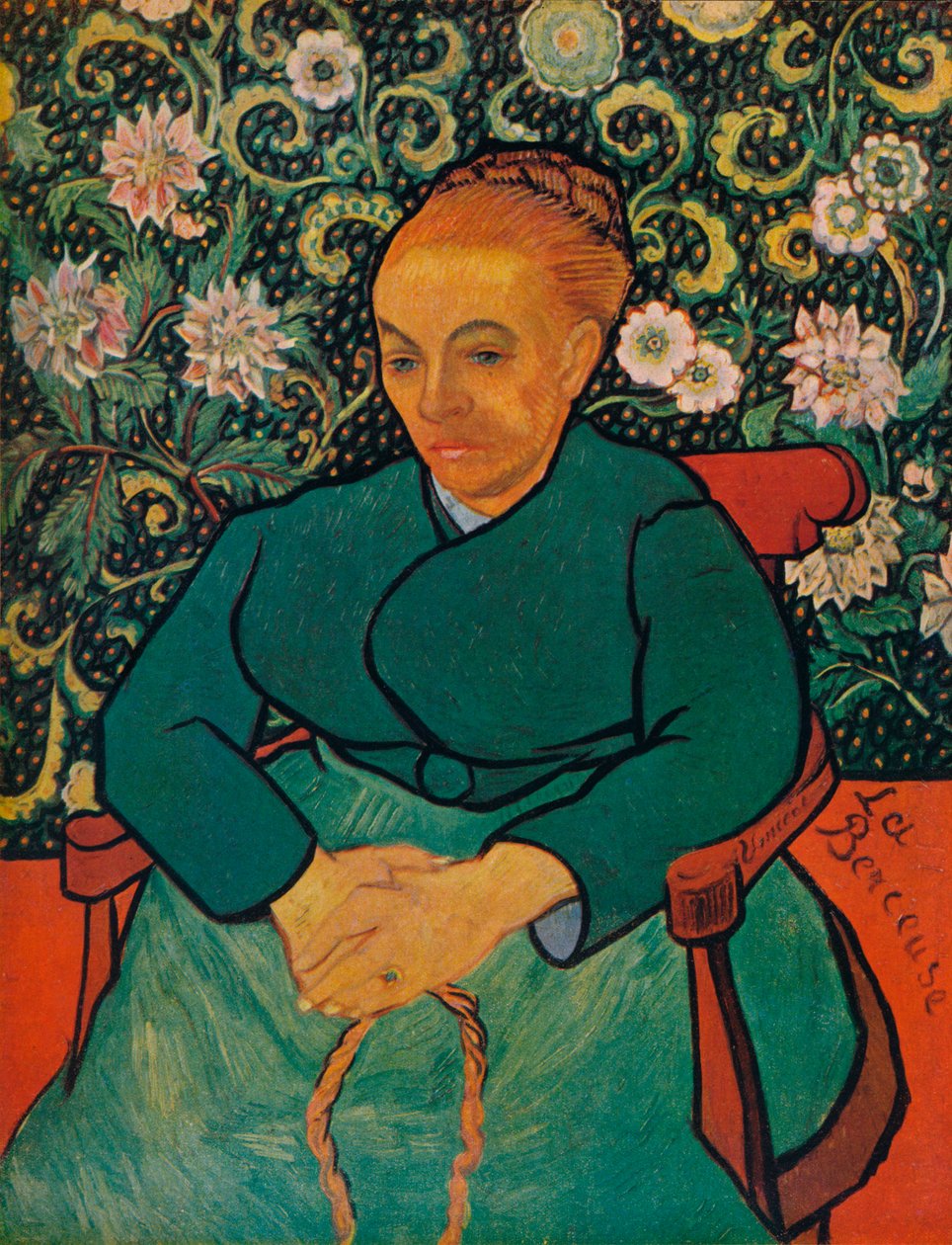 La Berceuse Portret van Madame Roulin, 1889 door Vincent van Gogh