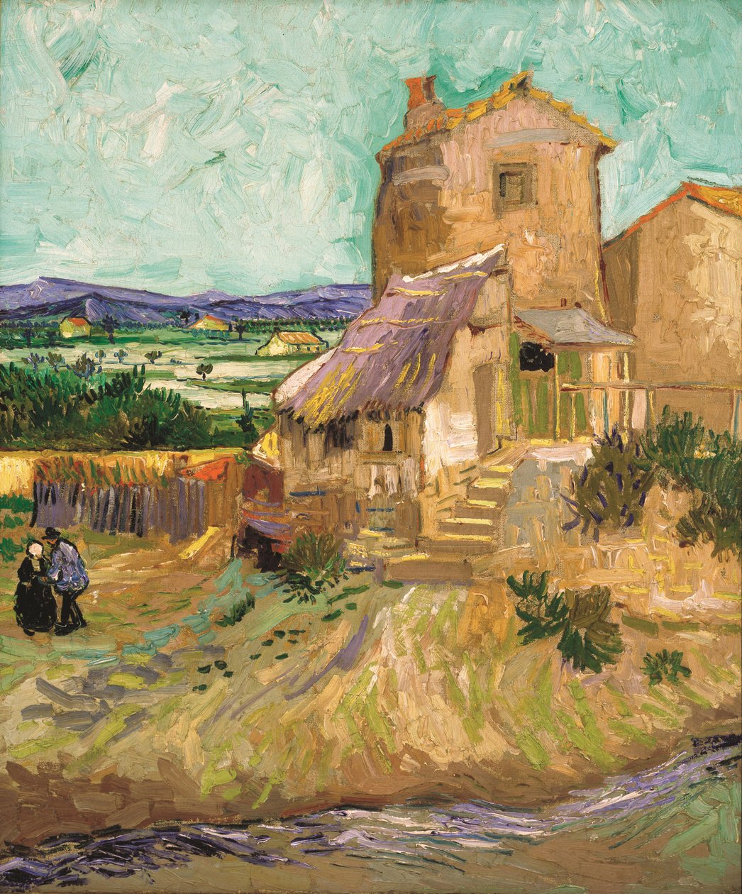 Het huis van La Crau door Vincent van Gogh