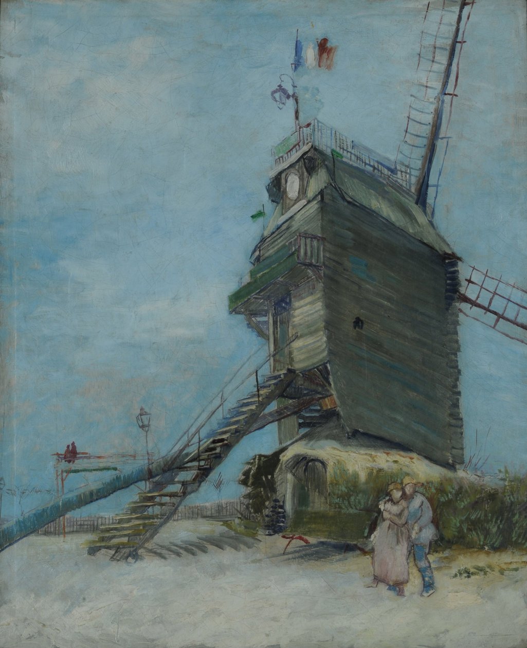 Le Moulin de la Galette, 1886 door Vincent van Gogh