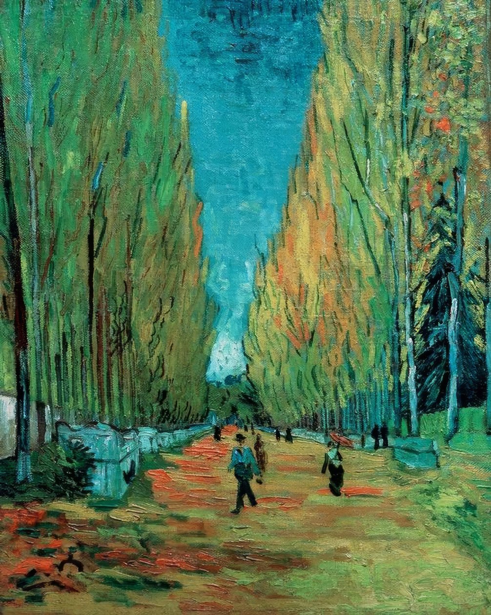 Les Alyscamps door Vincent van Gogh